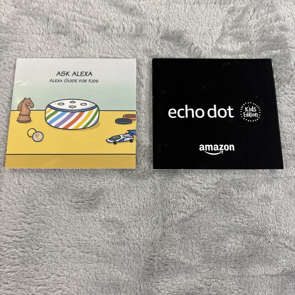 Amazon Echo Dot 3rd Gen. Smart Speaker Alexa Kids Edition Rainbow Tested Working