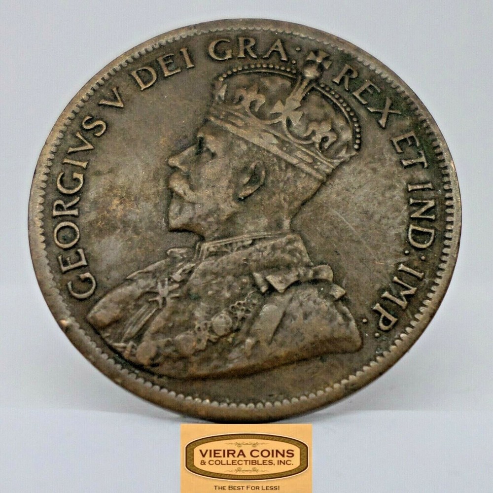 1919 Canada Large Cent, Average Circulated Condition - #C30771NQ