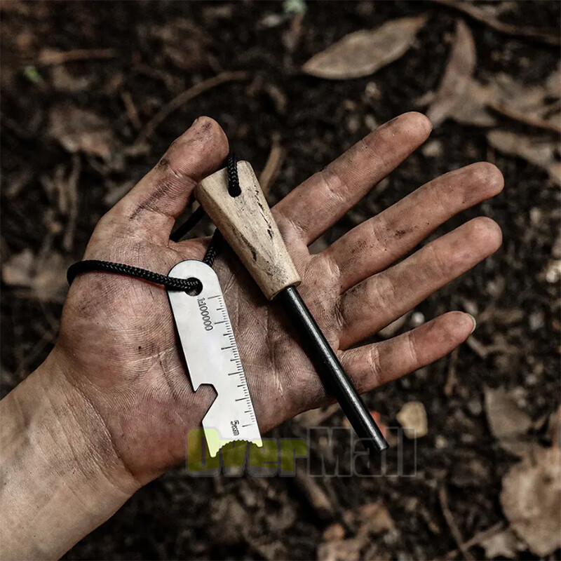 Magnesium Fire Starter with Striker, High Temp Magnesium Rod, Fire Starters Rod