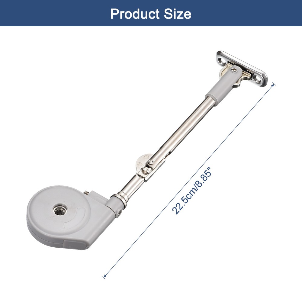 2pcs Slow Closed Zipper Support Lid Stay #2