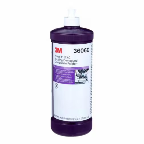 3M 36060 Perfect-It 3000 Extra Cut Rubbing Compound, 1 Quart