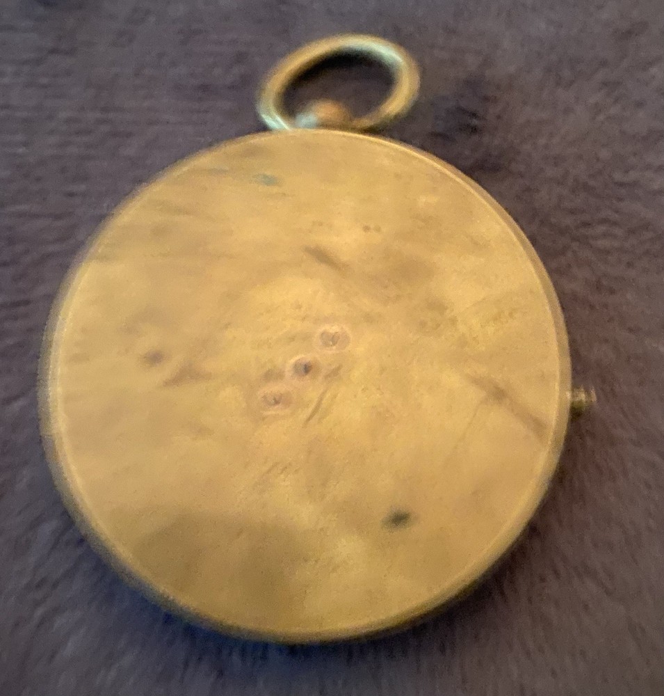 Antique Brass Compass 2” X 2”