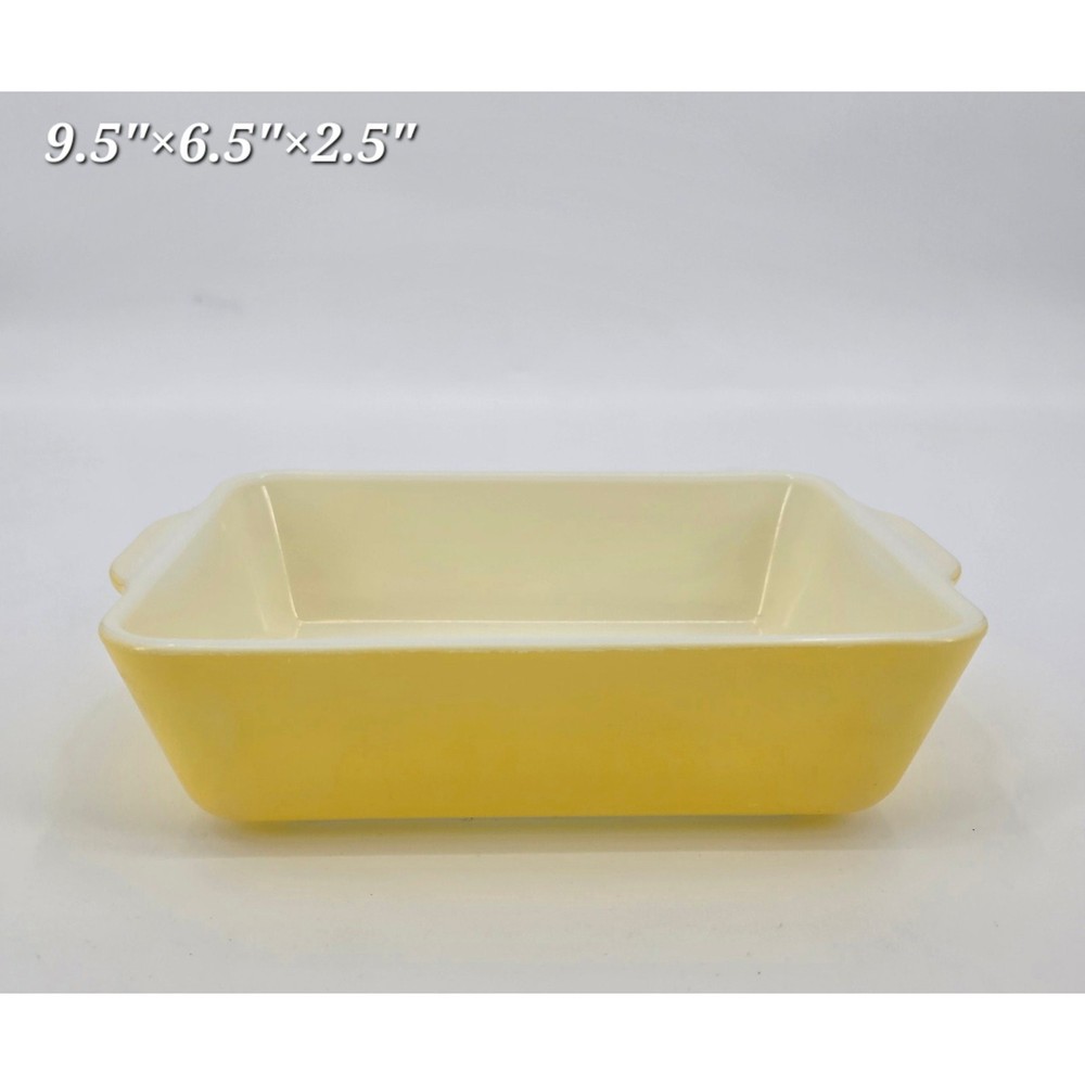 Vintage Primary Yellow Pyrex Dish