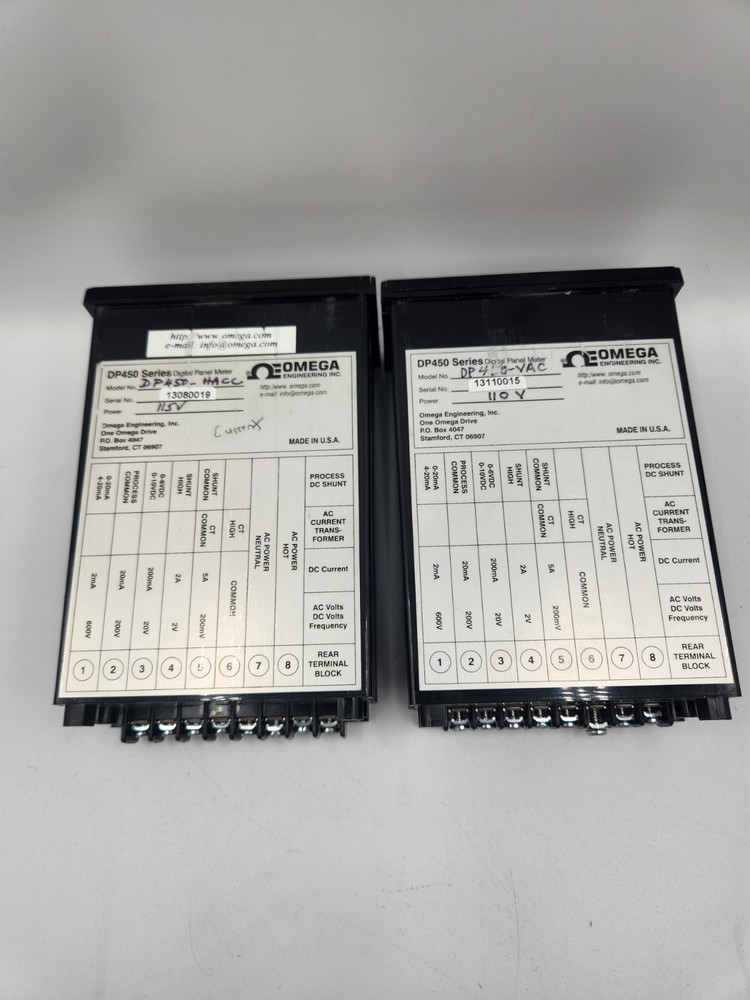 Omega DP450-HACC + Omega DP450-VAC