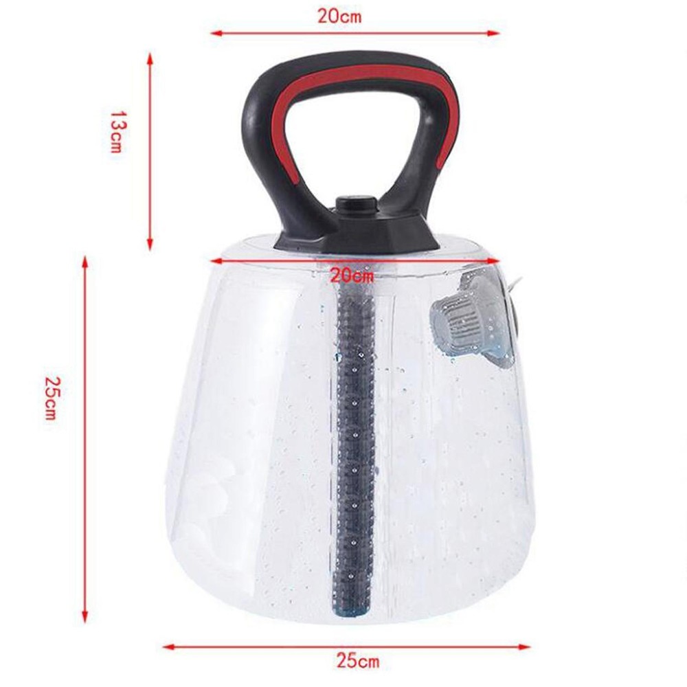 Water Filled Kettlebell, Weight Lifting Accessory Adjustable Kettle Bells