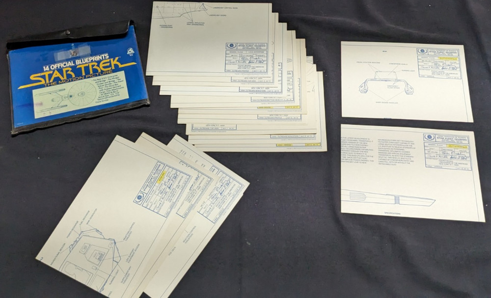 Star Trek Star Fleet Technical Manual, TMP Blueprints, & TNG Technical Journal!