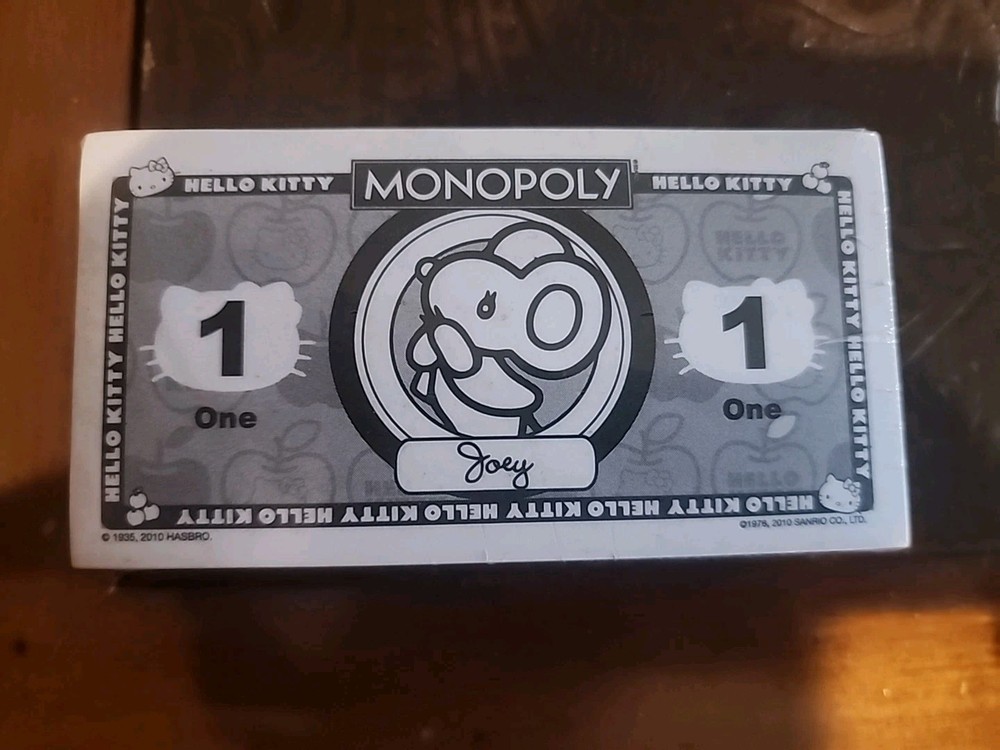 Monopoly Hello Kitty EDITION 2010 Replacement Money SEALED