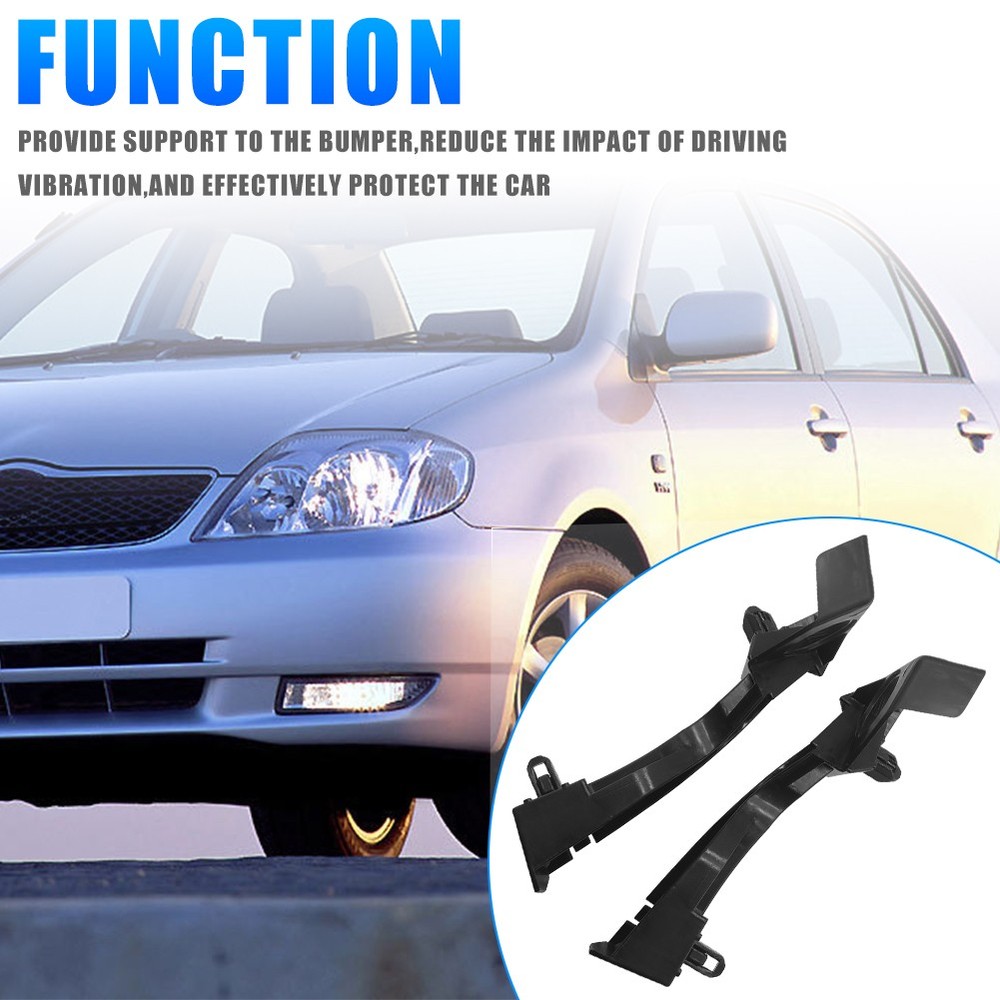 For Toyota Corolla 2003-2008 Front Bumper Support Bracket 2pcs