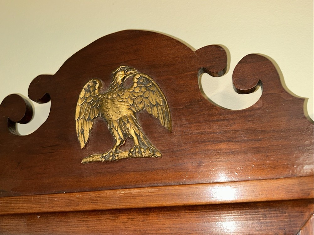 Antigue Chippendale Style Wall Mirror with Eagle Design