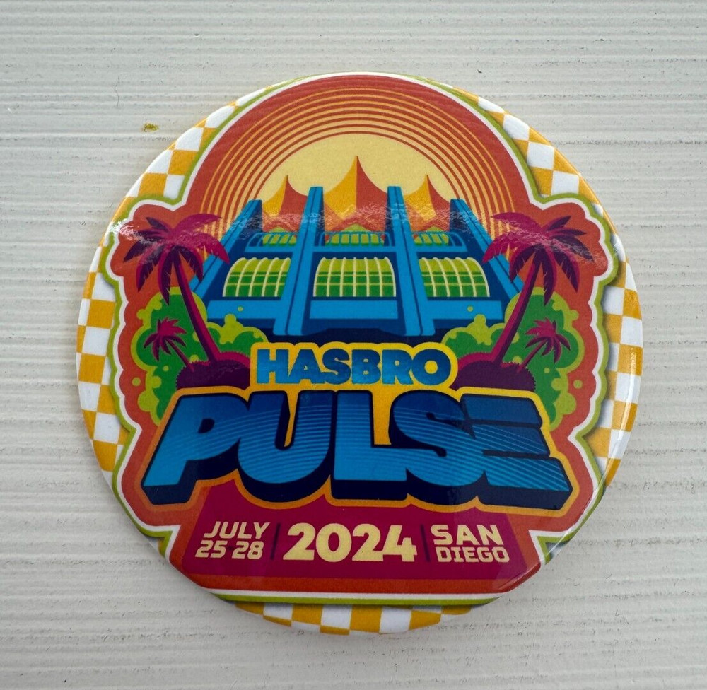 SDCC HASBRO PULSE BOOTH 2024 San Diego Exclusive  PINBACK BUTTON * New