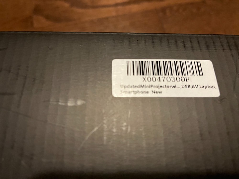 PANSEBA Projector with Projector Screen and HDMI cable NEW