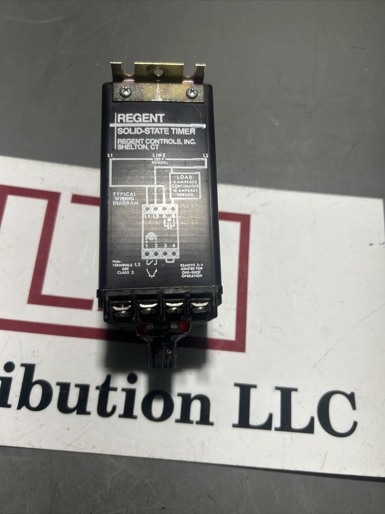 REGENT CONTROLS TM2222-D1.0S-120 SOLID STATE TIMER 120VAC NEW NO BOX