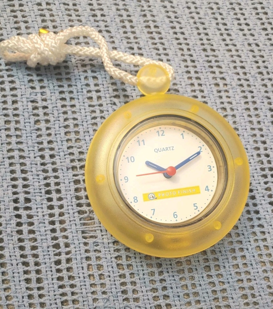 Vintage⏰ Bathroom Wall Clock Quartz 1980s-90s