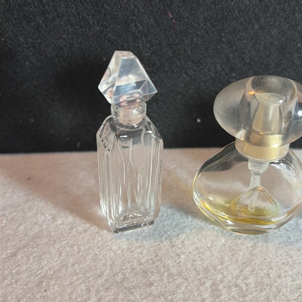 Minature Empty Perfume Lot Bottles of Three