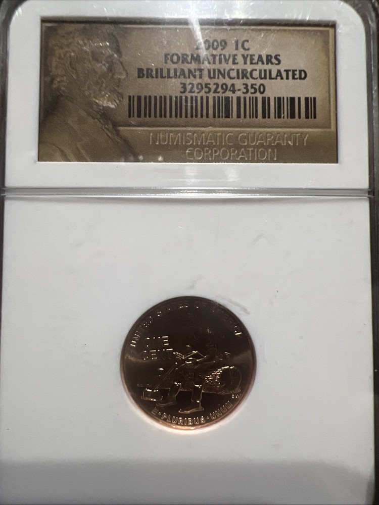 2008 NGC Brilliant Uncirculated Formative Years Lincoln Cent 1¢