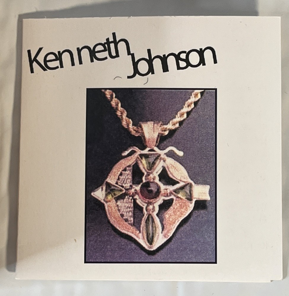Kenneth Johnson Empty Tan Jewelry Gift Box With Pouch 4" x 4"