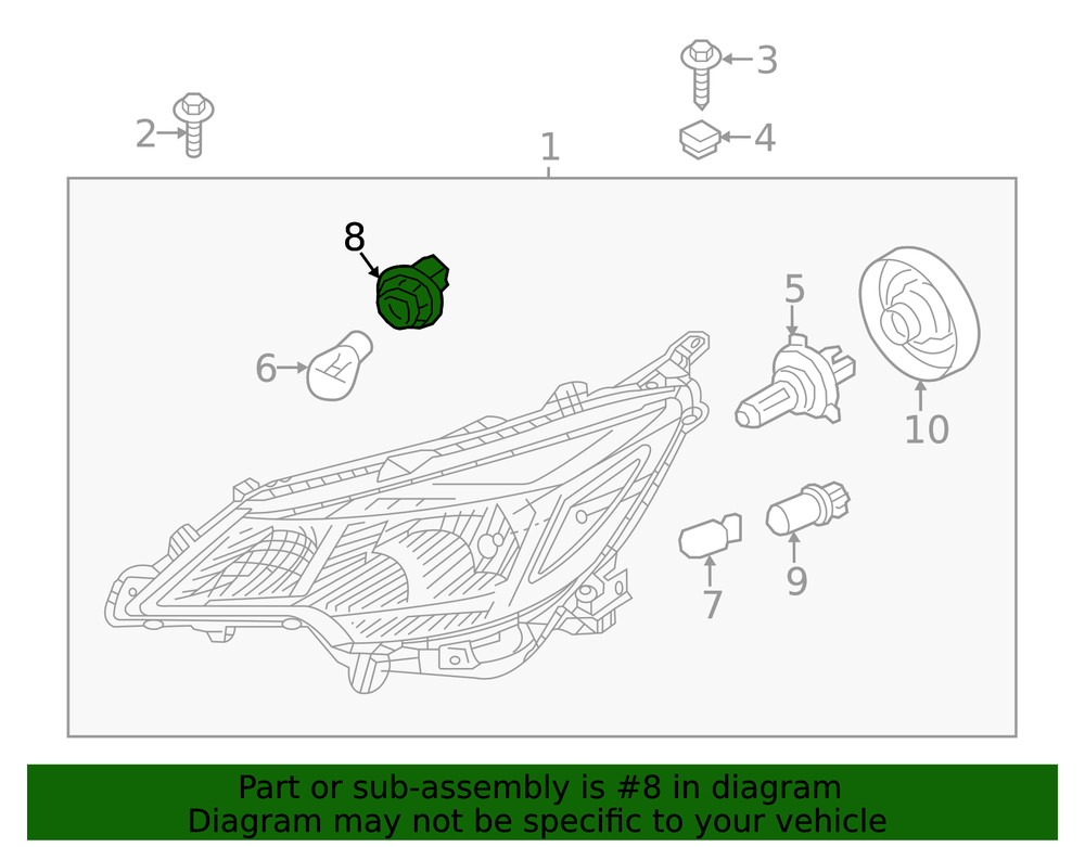 Genuine Mitsubishi Socket 8301D853