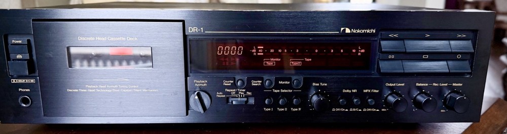 Nakamichi DR-1 Discrete Head Cassette Deck