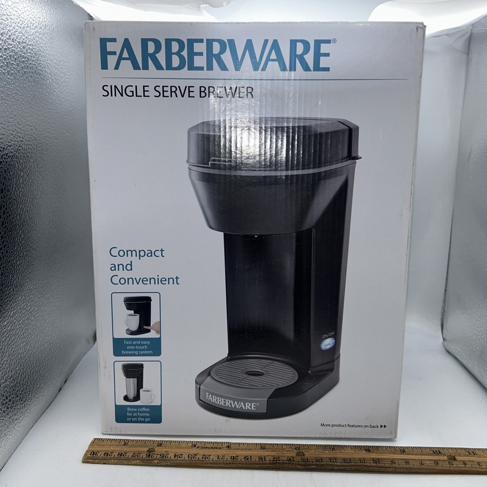 Faberware Single Server K-Cup Brewer New In Box (201615)