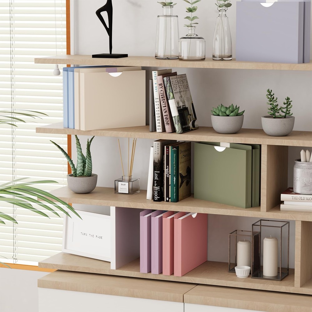 Plastic 1 Inch File Jackets Letter Size, Expanding File Folde for Documents,U...