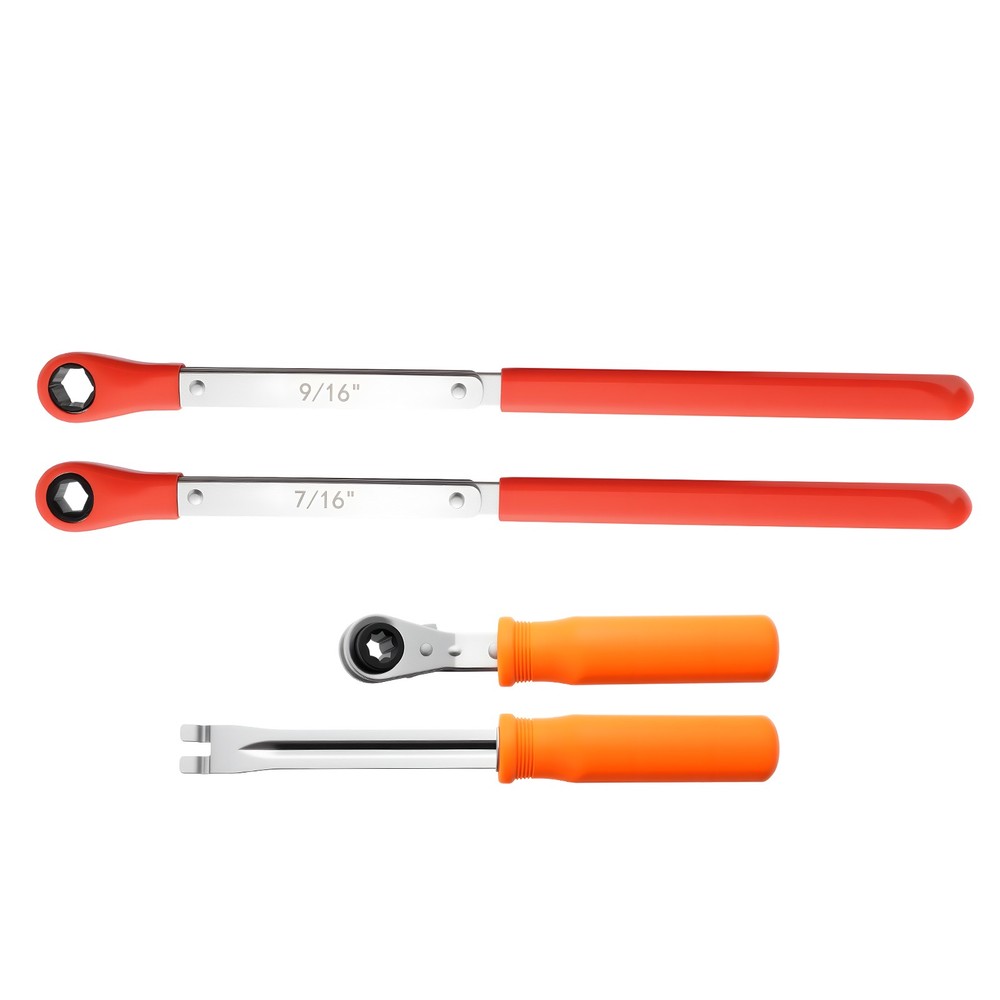 4-Piece Automatic Slack Adjuster Tool Set – Wrenchs + Slack adjuster tools