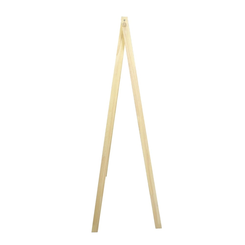 Solid Wood Collapsible Garment Rack - No Tool Assembly, Aesthetic Design