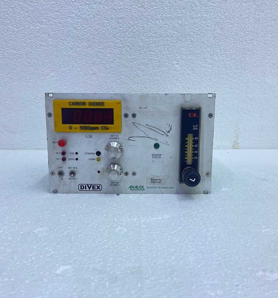 Divex G30 SDA CO2 Analyser 0-5000ppm , CH#72 (TESTED)