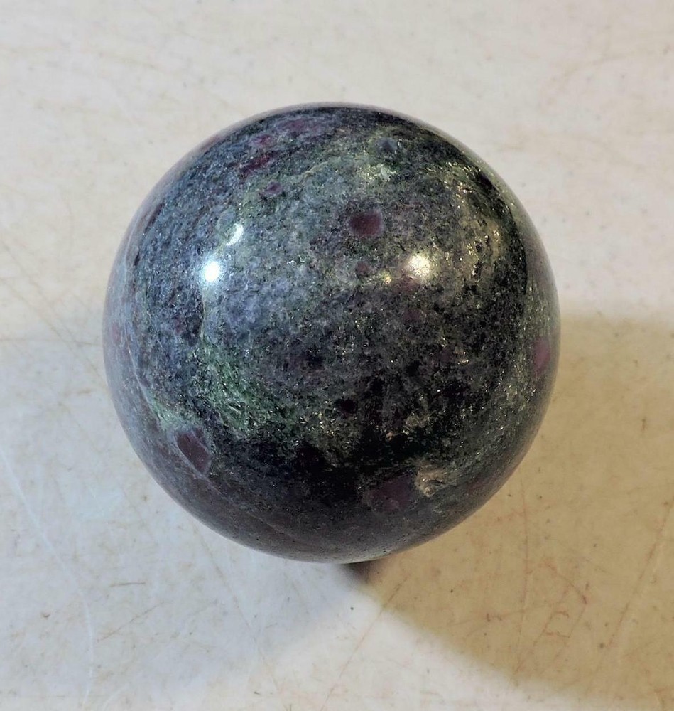 Fluorescent Ruby in Fuchsite 60mm Collection Sphere 5087