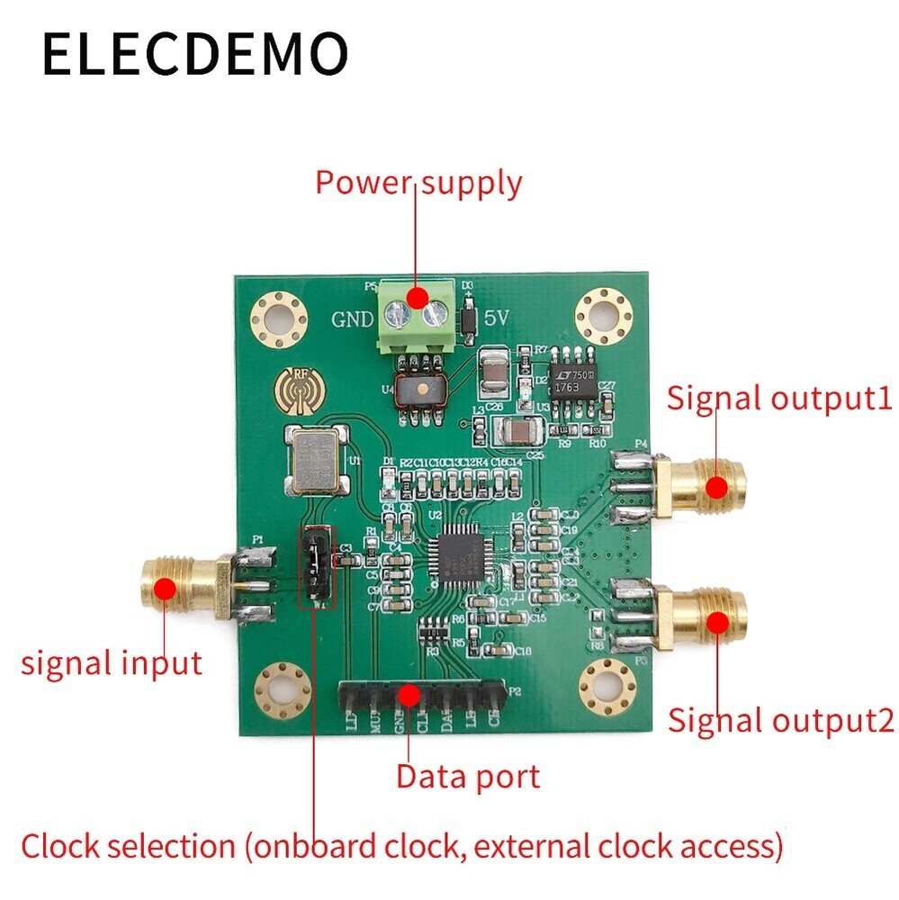 ADF4351 35M-4.4GHz RF Signal Source Phase-Locked Loop Module Broadband