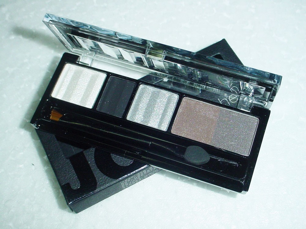 Makeup Eye Shadow Eyeshadow Shimmer Brown silver mini Palette Set Color #04