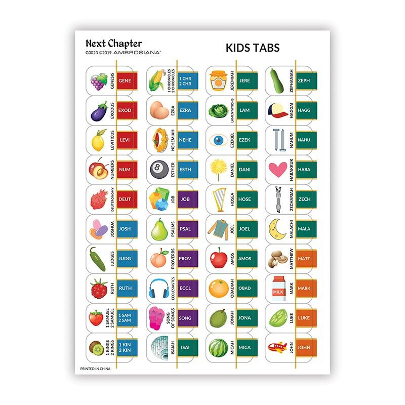 Bible Tabs - Catholic Version - Kids (G0023)