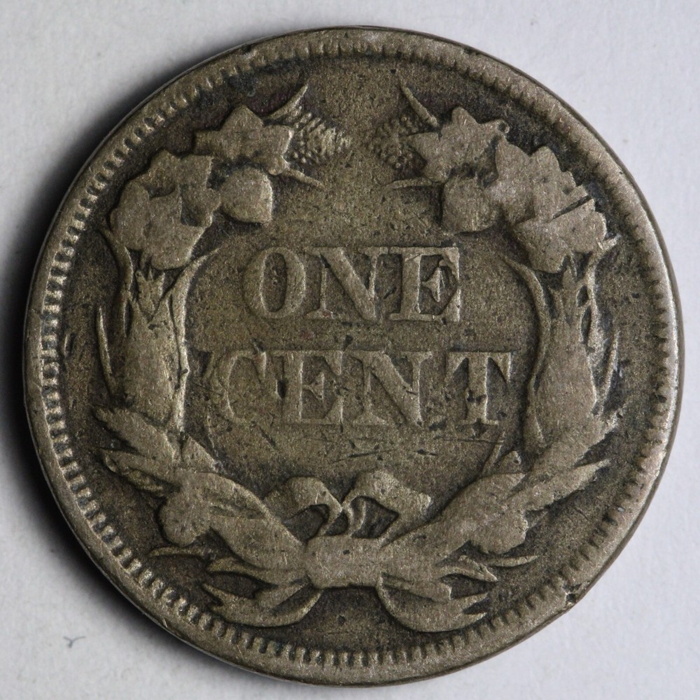 1858 L.L. Flying Eagle Cent Penny FINE E109 SVNN