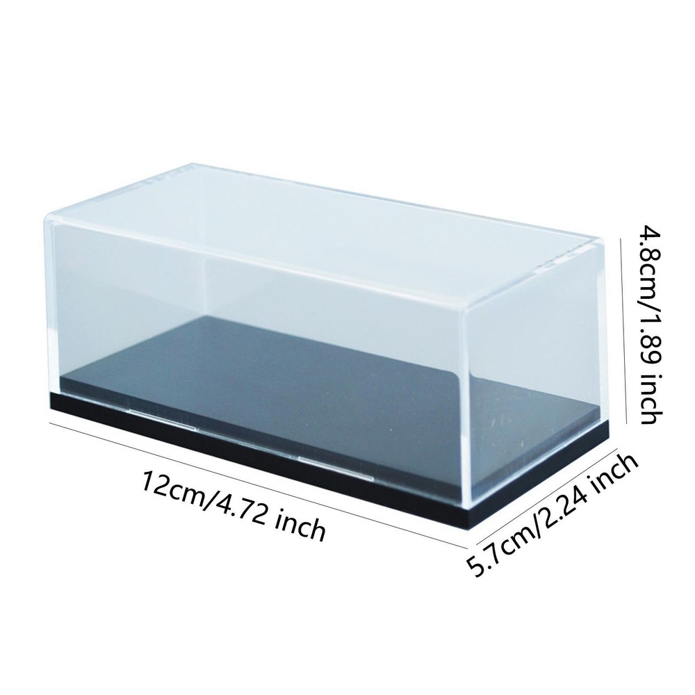 Acrylic Display Case with Base Countertop Stackable Organizer Collection Acrylic