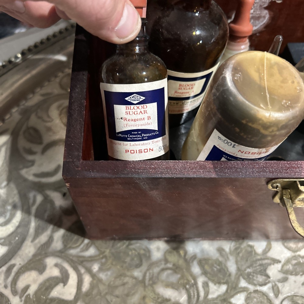 Vintage Blood Sugar Testing kit