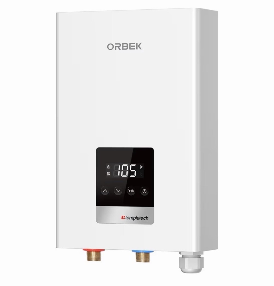 ORBEK 14kW Tankless Water Heater Electric 240V Instant Hot Water Heater For Bath