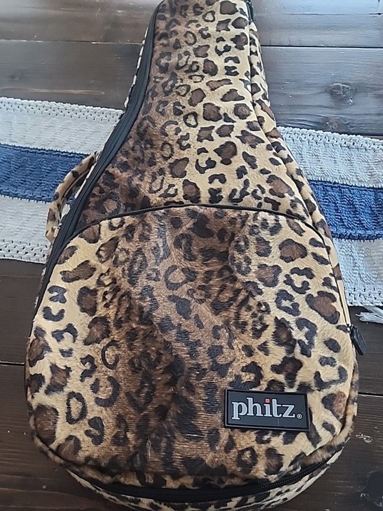 🔥 PHITZ CHEETAH, LEOPARD GUITAR VIOLIN MUSICIANS BACKPACK CASE