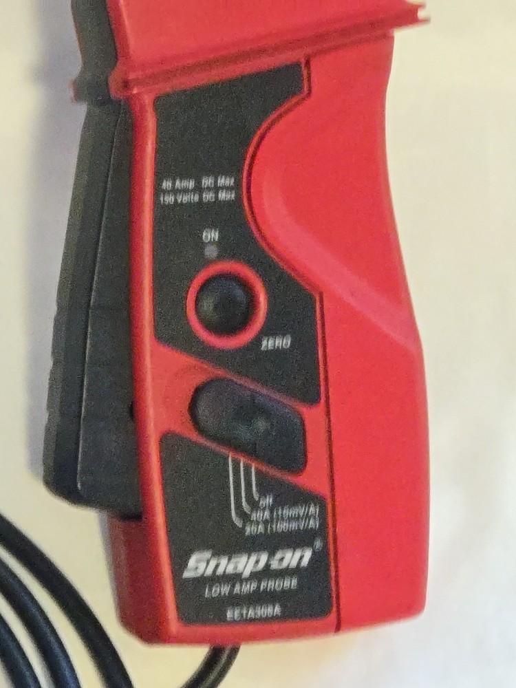 Snap-On Tools Low Amp Probe EETA308A Digital Multimeter Excellent Condition