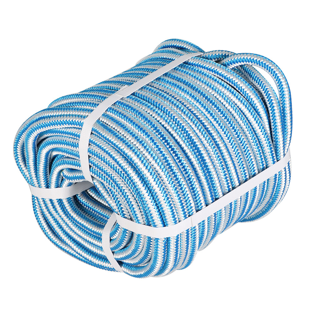 16 Strand Braided Nylon Core Polyester 1/2" × 150' Arborist Tree Climbing Rope