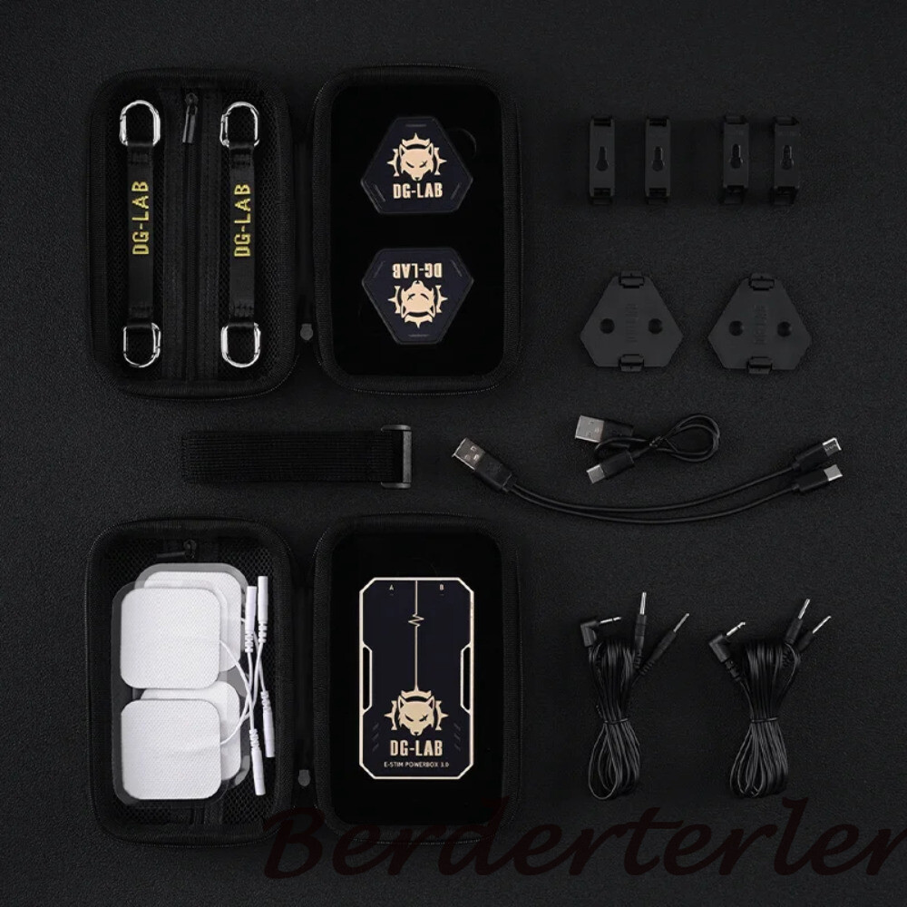 DG-LAB "COYOTE" E-Stim Powerbox 3.0 "PawPrints" Wireless Button Shock Devices