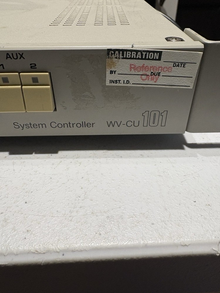 LOT OF 3 PANASONIC Model: WV-CU101 System Controller.