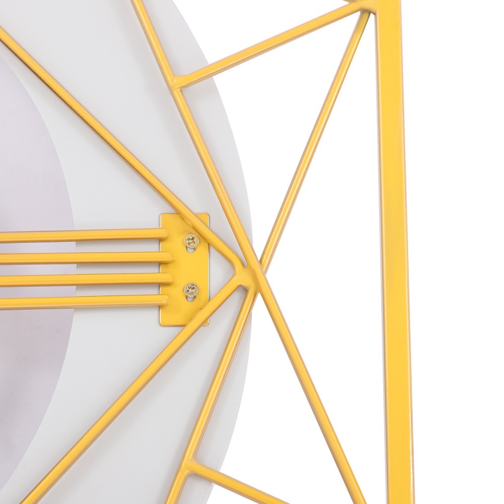 Modern Octagonal Wall Clock - Silent Battery Operated, Easy to Install