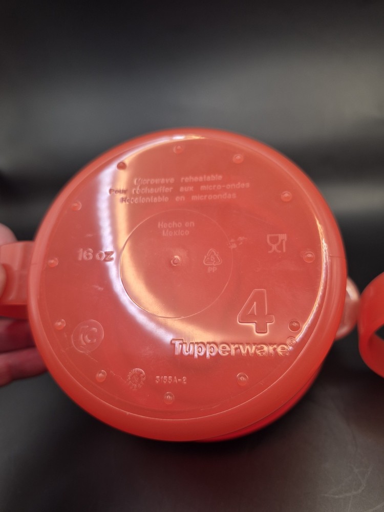 Tupperware CrystalWave Plus Soup Mugs