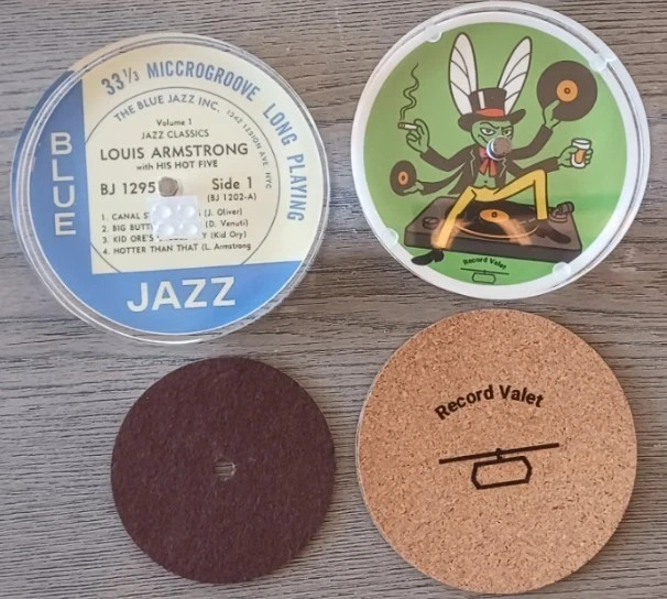 Record Holder - Transit Platter - Record Valet -Solid Acrylic