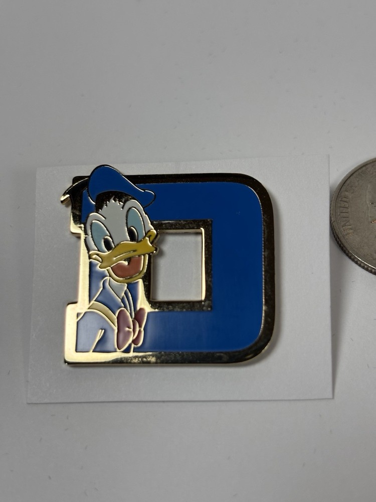 Disney D Is For Donald Duck Pin