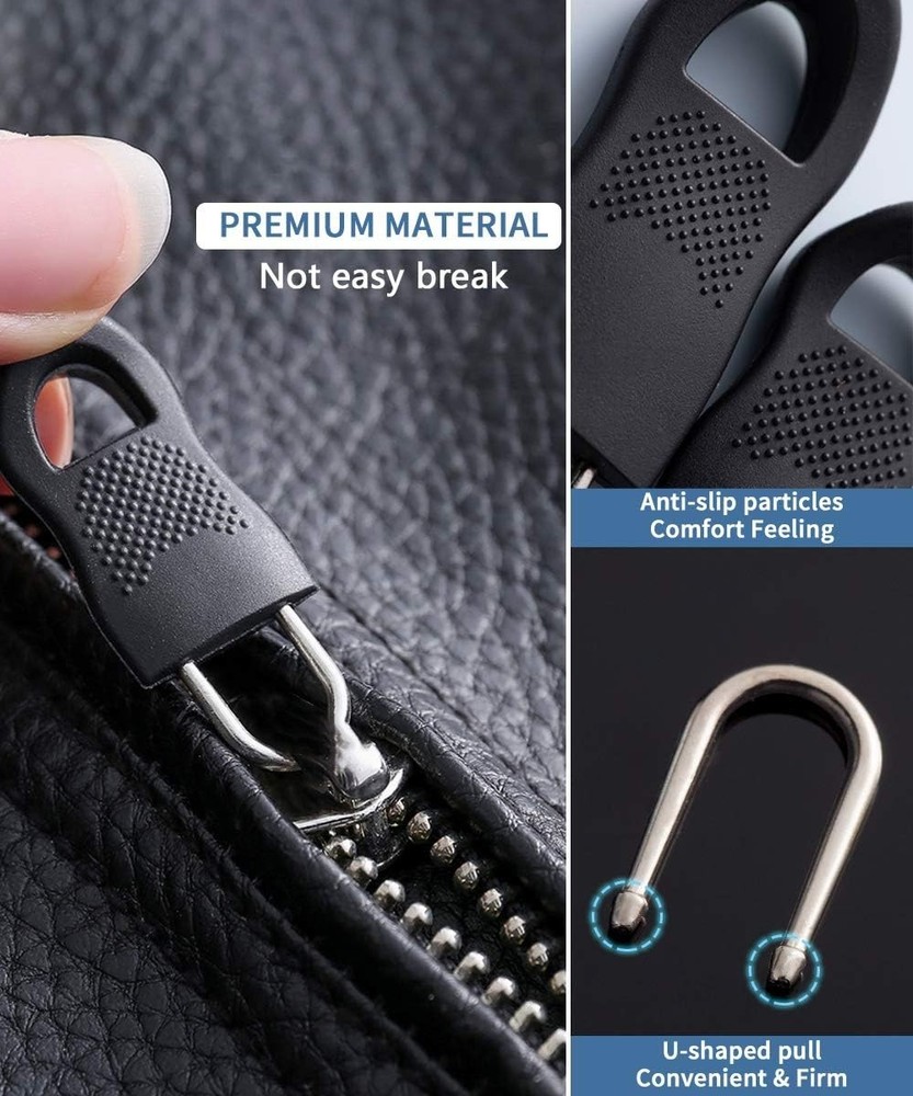 Zipper Pull, Universal Zipper Pull Replacement, Broken Replacement Zippers Pu...