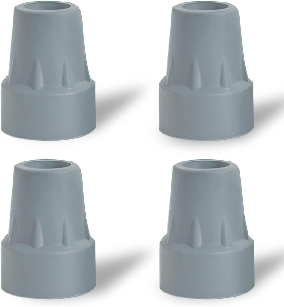 Crutch Tips, 4 Pack 7/8 Inch Heavy Duty Rubber Crutch Tips Replacement Rubber Ca