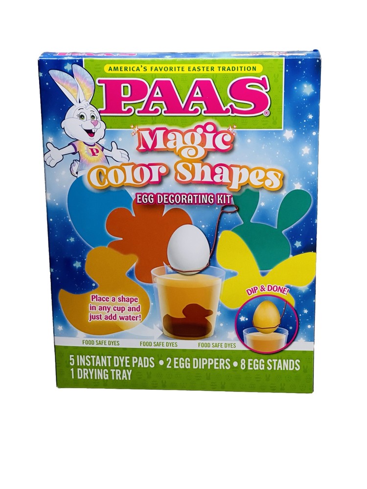 Paas Magical Color Shape Egg Decorating Kit~ Easter