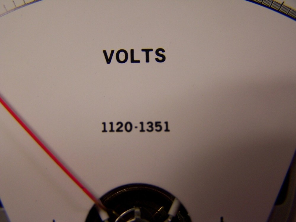 NEW HEWLETT PACKARD ANALOG PANEL METER 0 - 80 VOLTS 1120-1351