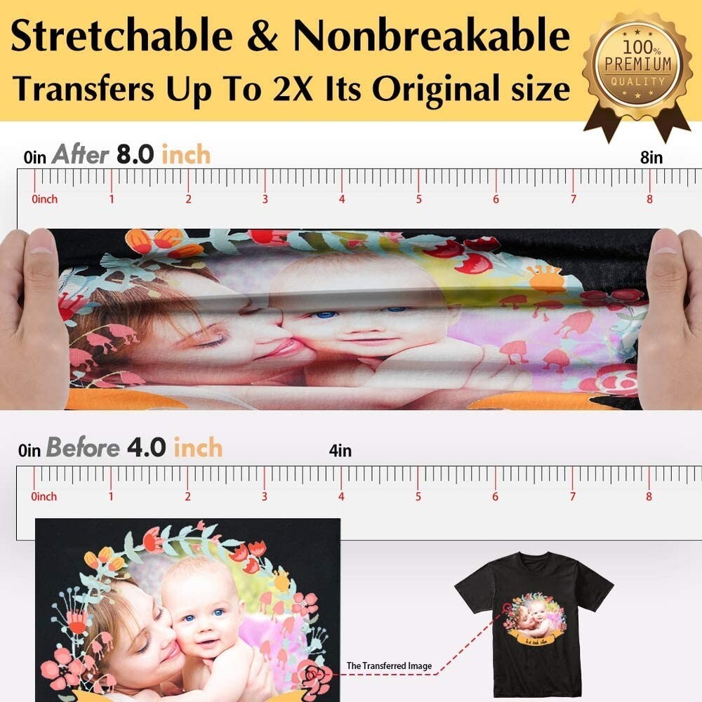 Brilliant Versatile Premium Dark Transfer Paper - 10 Sheets