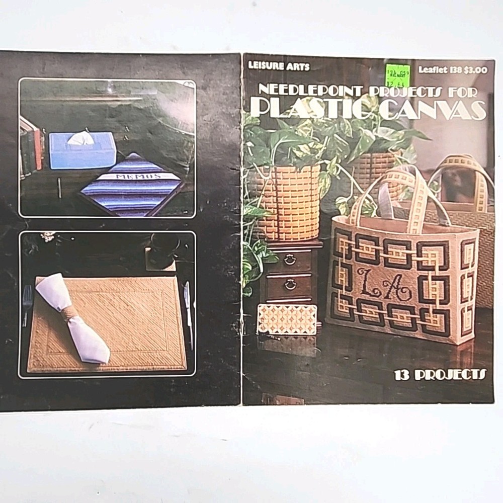 Plastic Canvas Pattern Leaflets Leisure Arts / Columbia - Minerva